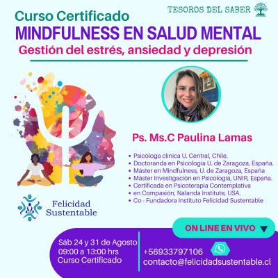 Curso: Mindfulness en la Salud Mental: Gestión del estrés, ansiedad y depresión